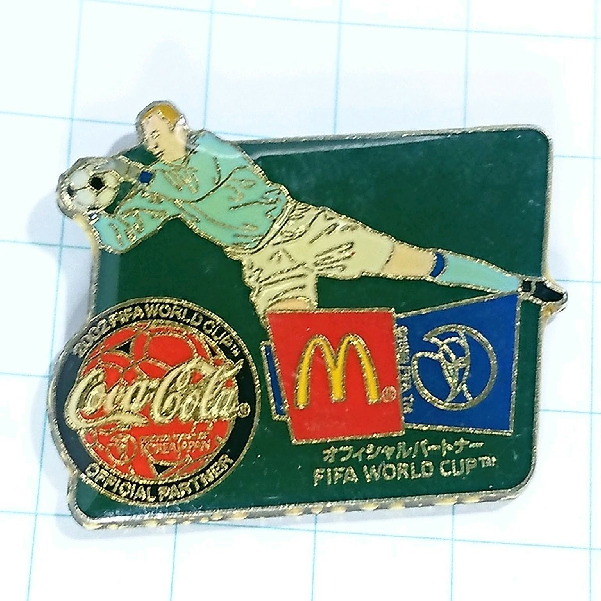 送料無料)2002 日韓ワールドカップ ピンバッジ ピンズ PINS A13229拍卖