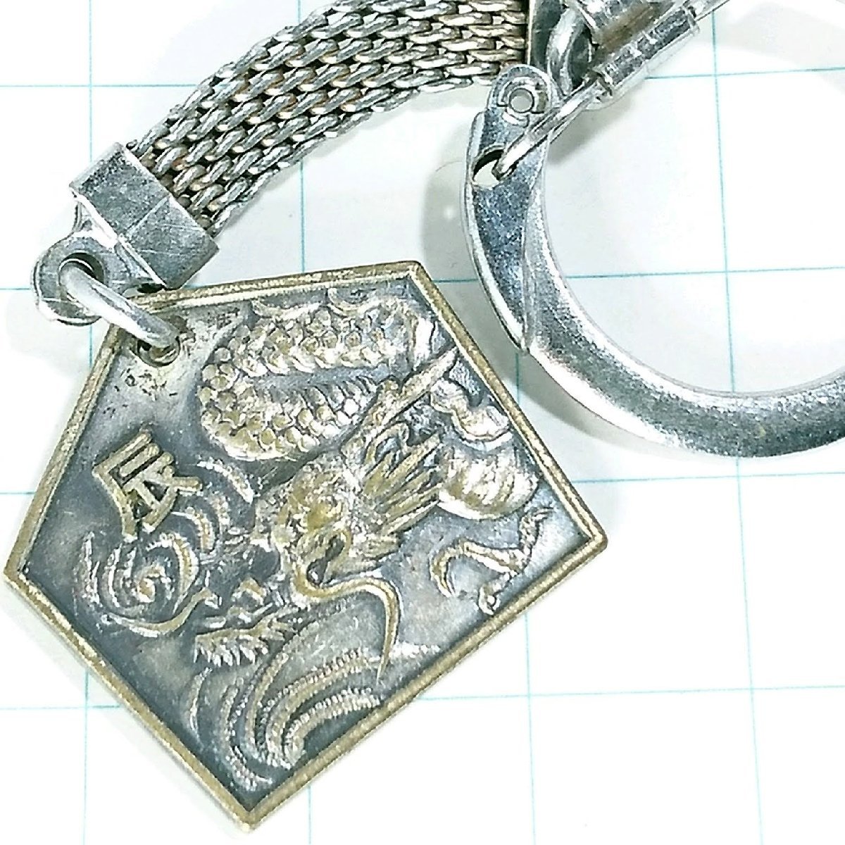 送料無料)干支 辰 たつ 昭和レトロ 観光地 登山 山登り 旅行 記念 キーホルダ A13551拍卖