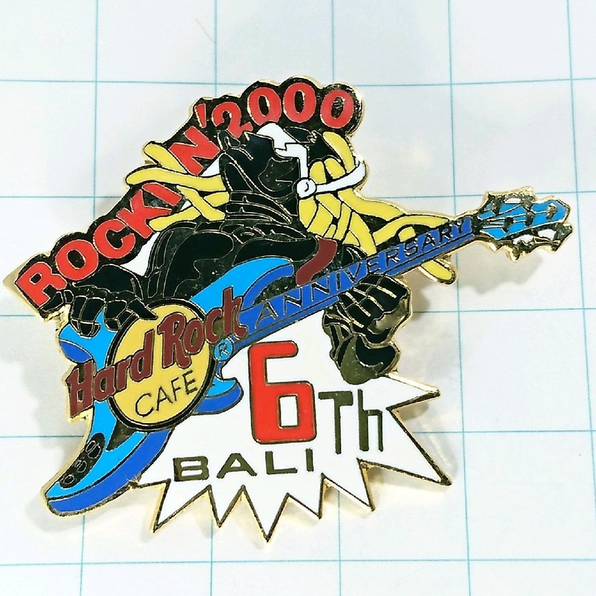 送料無料)Hard Rock Cafe モンスターギタリスト ハードロックカフェ PINS ブローチ ピンズ A13748拍卖