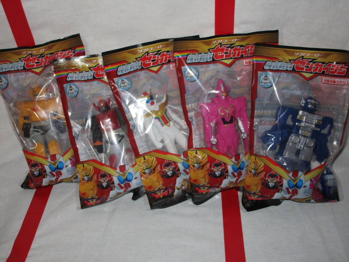 機界戦隊 ゼンカイジャー  ソフビヒーロー 全5種セット 拍卖