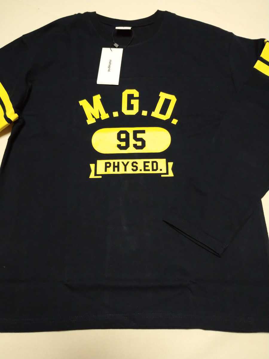 ネイビー ロンT シャツ 長袖 マハグリッド 新品 mahagrid S 拍卖