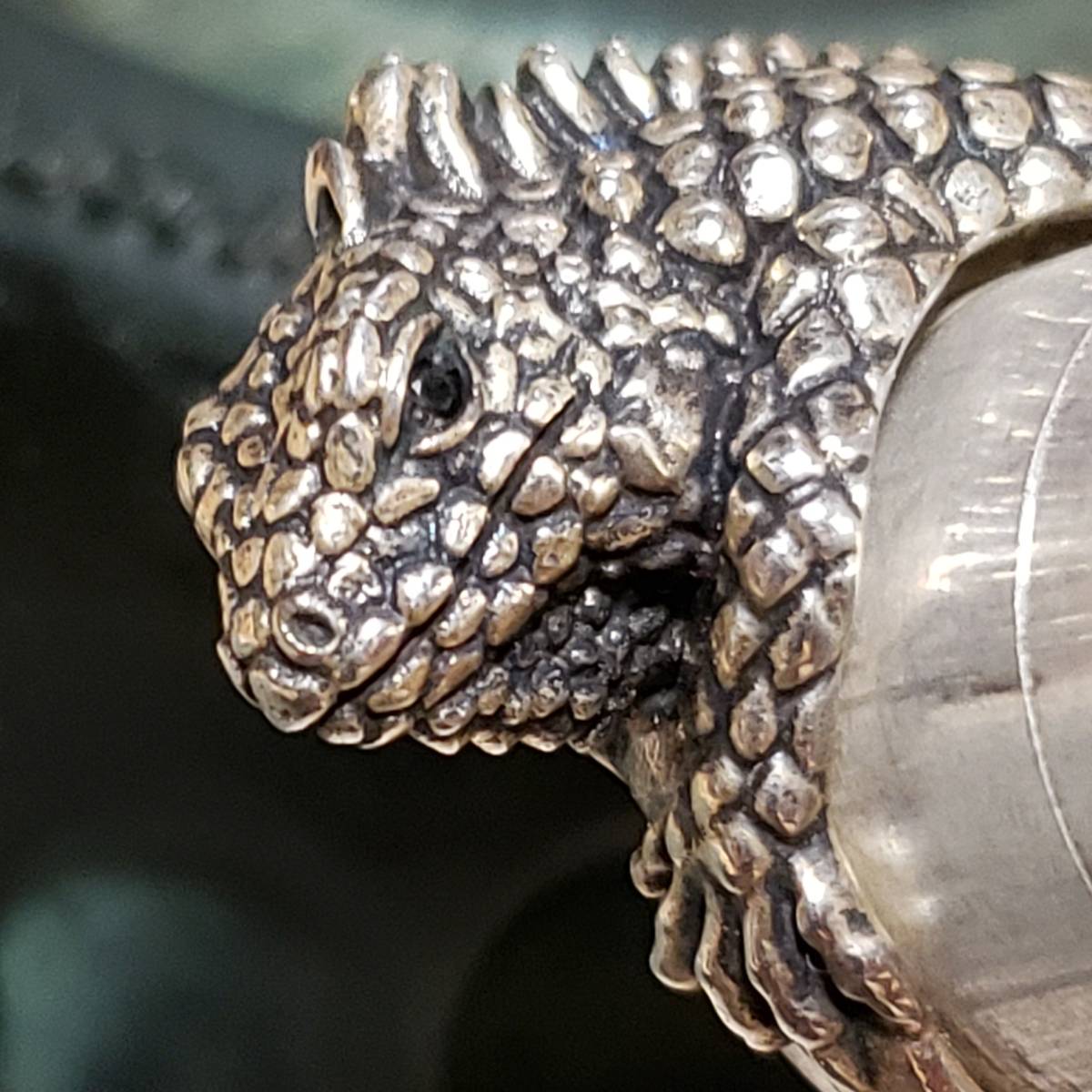 【送料込み】 silver 925  ◆ イグアナ リング ◆ / シルバー 指輪 アニマル拍卖