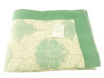 ラグ マイクロジャガード織ラグ マイクロファイバー 2畳 185x185cm クラシックオーナメント柄 グリーン系拍卖