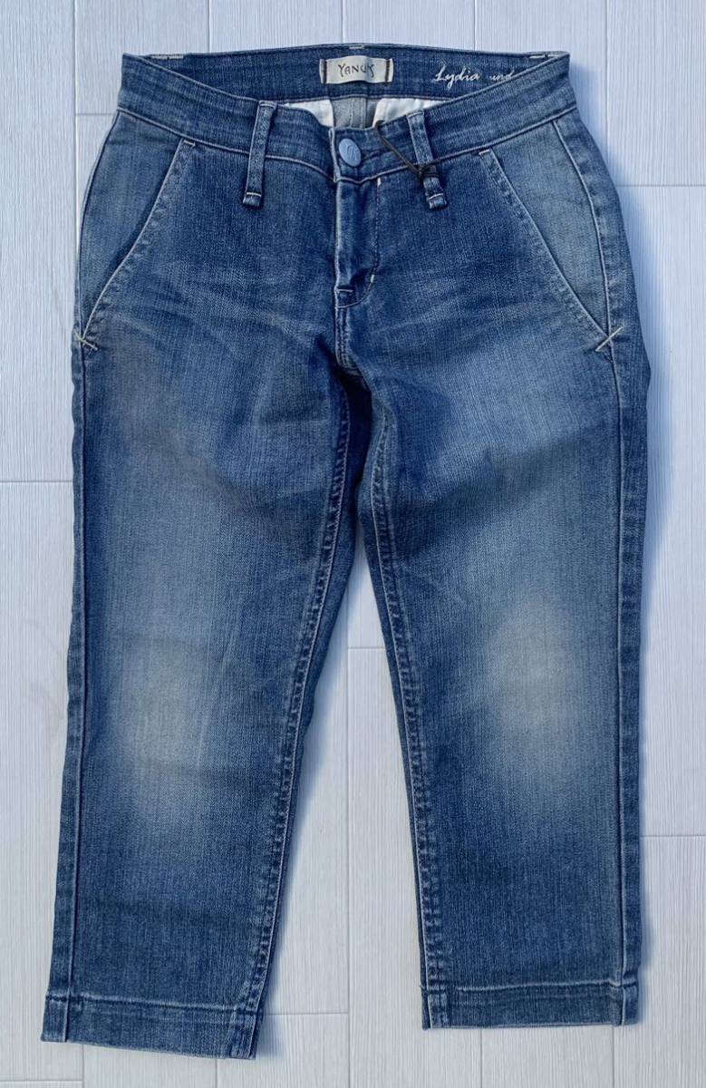 YANUK デニムパンツ【23】クロップド 膝下 ヤヌーク (検 大草直子 金子綾拍卖