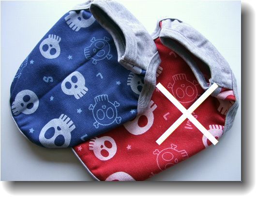 男の子用犬服V90-3S-A■3Sサイズ■ベビー・チワワS等小型犬用ドクロ柄Tシャツ*青色ハンドメイド雨上がりのお散歩にも拍卖