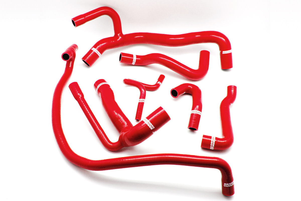 ラジエーターホース&ヒーターホースキット シリコン材質 Audi アウディ RS2 S2  Avant 赤 取り寄せ拍卖