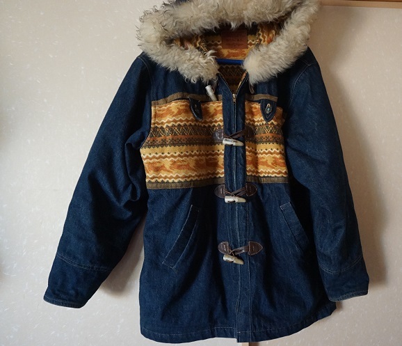 ★5th.st. life journey日本製中綿入りデニムコート★大きなサイズ拍卖