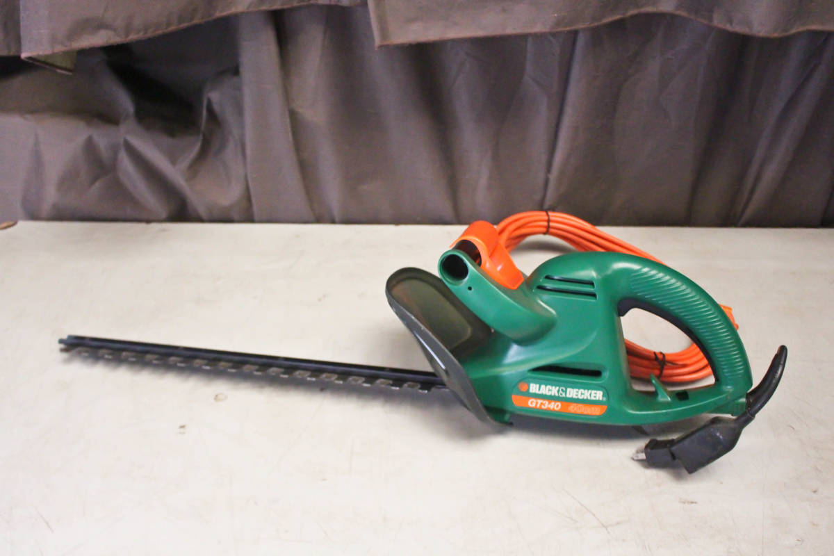 ★★★ BLACK&DECKER/ブラックアンドデッカー ヘッジトリマー GT340-JP 延長コードつき ★★★ya拍卖
