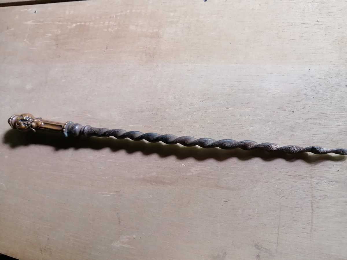 火掻棒 19世紀 イギリス 暖炉 ストーブ 焚き火 薪 石炭 民具 道具 アンティーク 63D269r3拍卖