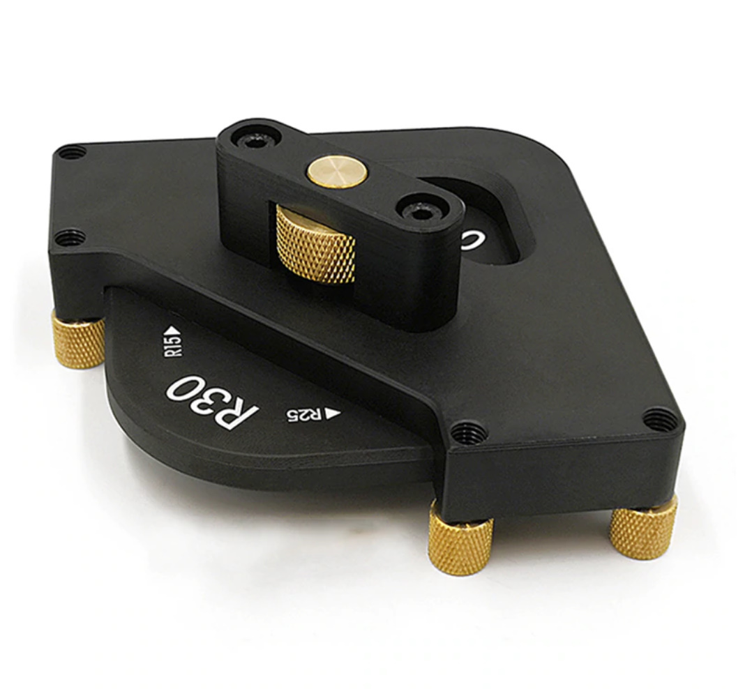 c1283 トリマー コーナーテンプレート R加工用治具★ルーター コーナージグ ★木工 半径丸みトリミング トリマールーターテーブル拍卖