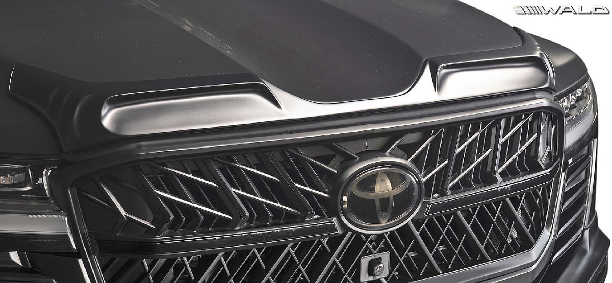 【M’s】 300 ランドクルーザー ランクル FJA300 VJA300W (R3.8-) WALD BLACK BISON バグガード // FRP ヴァルド バルド エアロ カスタム拍卖