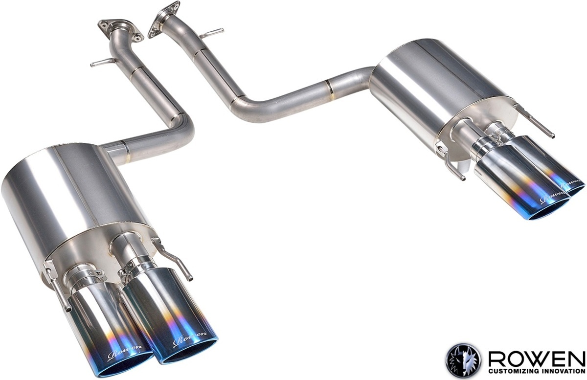【M's】レクサス RC-F USC10 前期 (2014.10-2019.4) ROWEN ヒートブルーチタン 左右4本出し マフラー / ロエン エキゾースト 1L003Z02TR拍卖