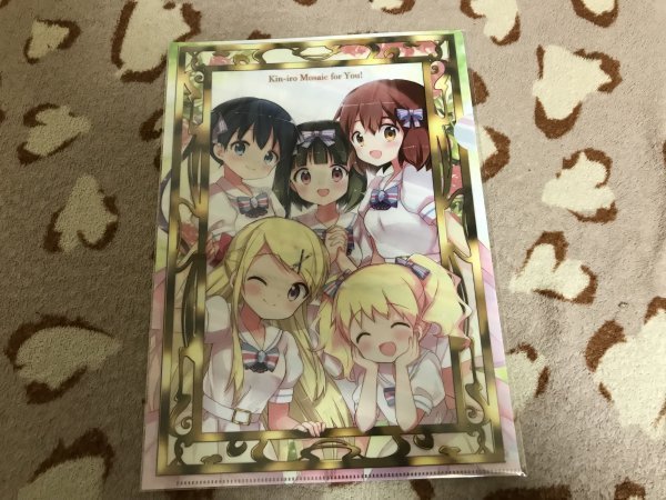 132クリアファイル きんいろモザイク 原悠衣画集 あなたのきんいろモザイク ゲーマーズ特典  九条カレン拍卖