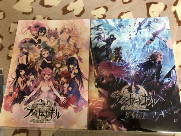 132クリアファイル 誰ガ為のアルケミスト 2nd 2周年記念 FgG タガタメ 2枚セット拍卖