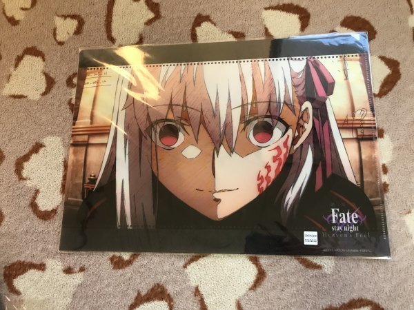 132クリアファイル FGO Fate/stay night 劇場版 Heaven’s Feel ufotable カフェ 原画  黒桜 拍卖