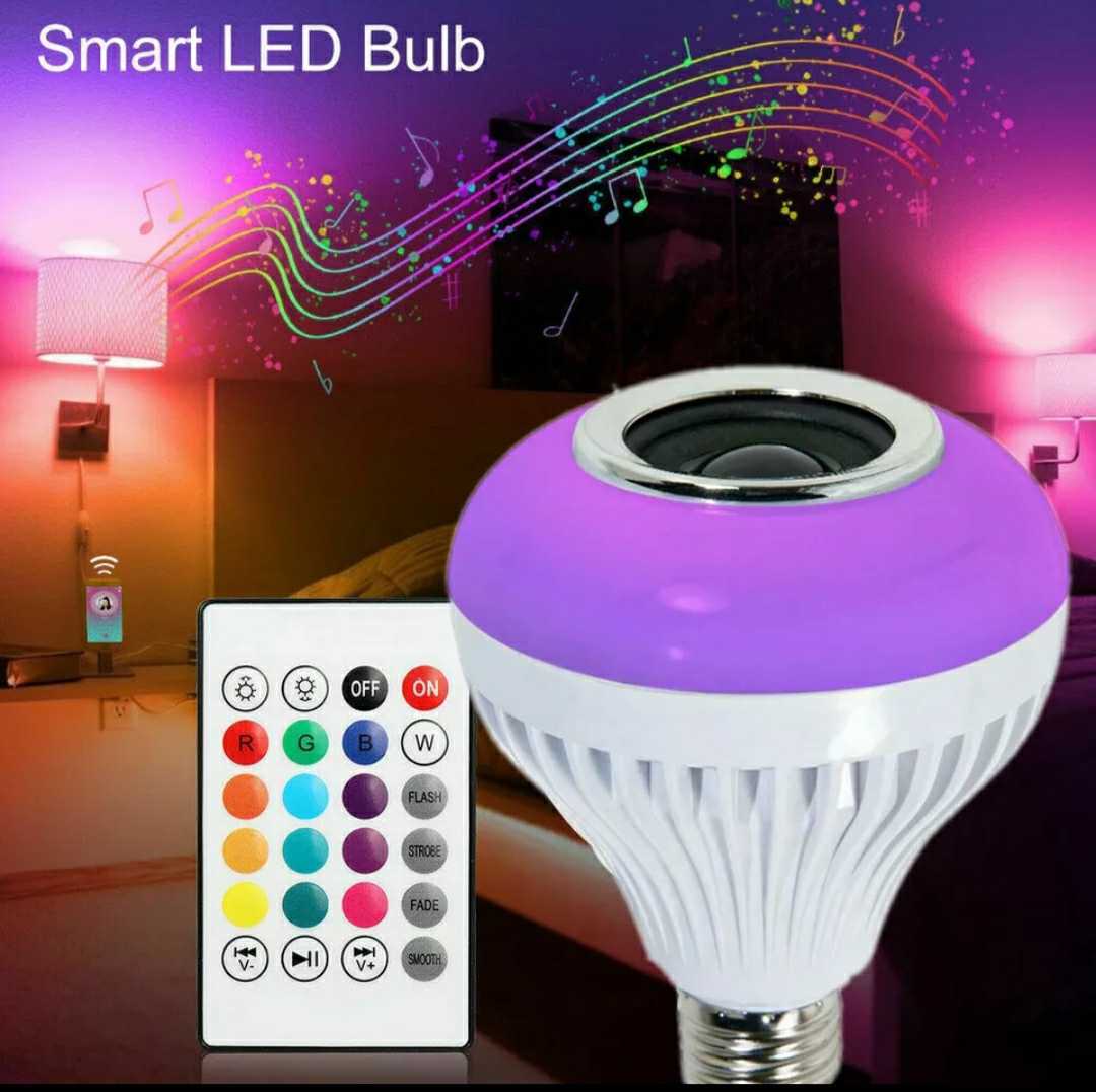 スマートLEDバルブ リモコン付き Bluetooth E27 2個セット拍卖