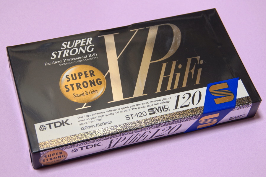 TDK S-VHSビデオカセット ”XP HiFi 120” 未開封ラスト拍卖