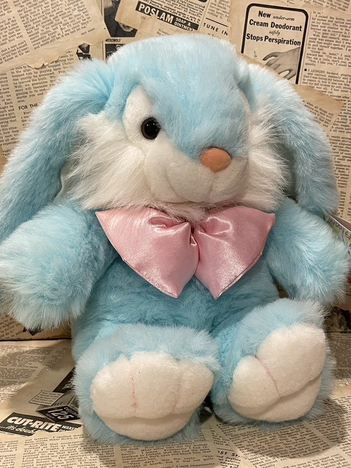 ☆1990年代/イースターバニー/ぬいぐるみ/即決ビンテージ/Easter Bunny/Plush(35cm) FO-017拍卖