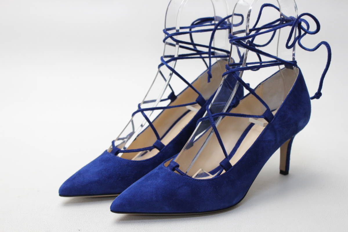 11■新品♪ファビオルスコーニ レースアップパンプス(35半)BU拍卖