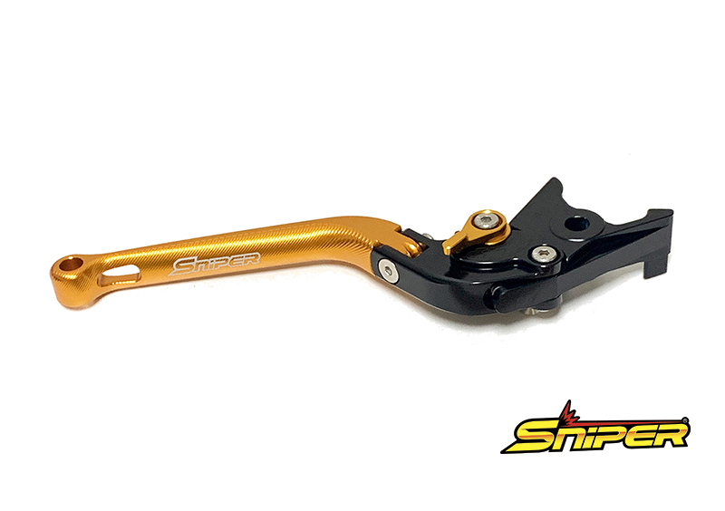 Dax125/ダックス125 ハンターカブ/CT125 6段階アジャスター 可倒式 ブレーキレバー 金 SNIPER スナイパー SP0110GD拍卖