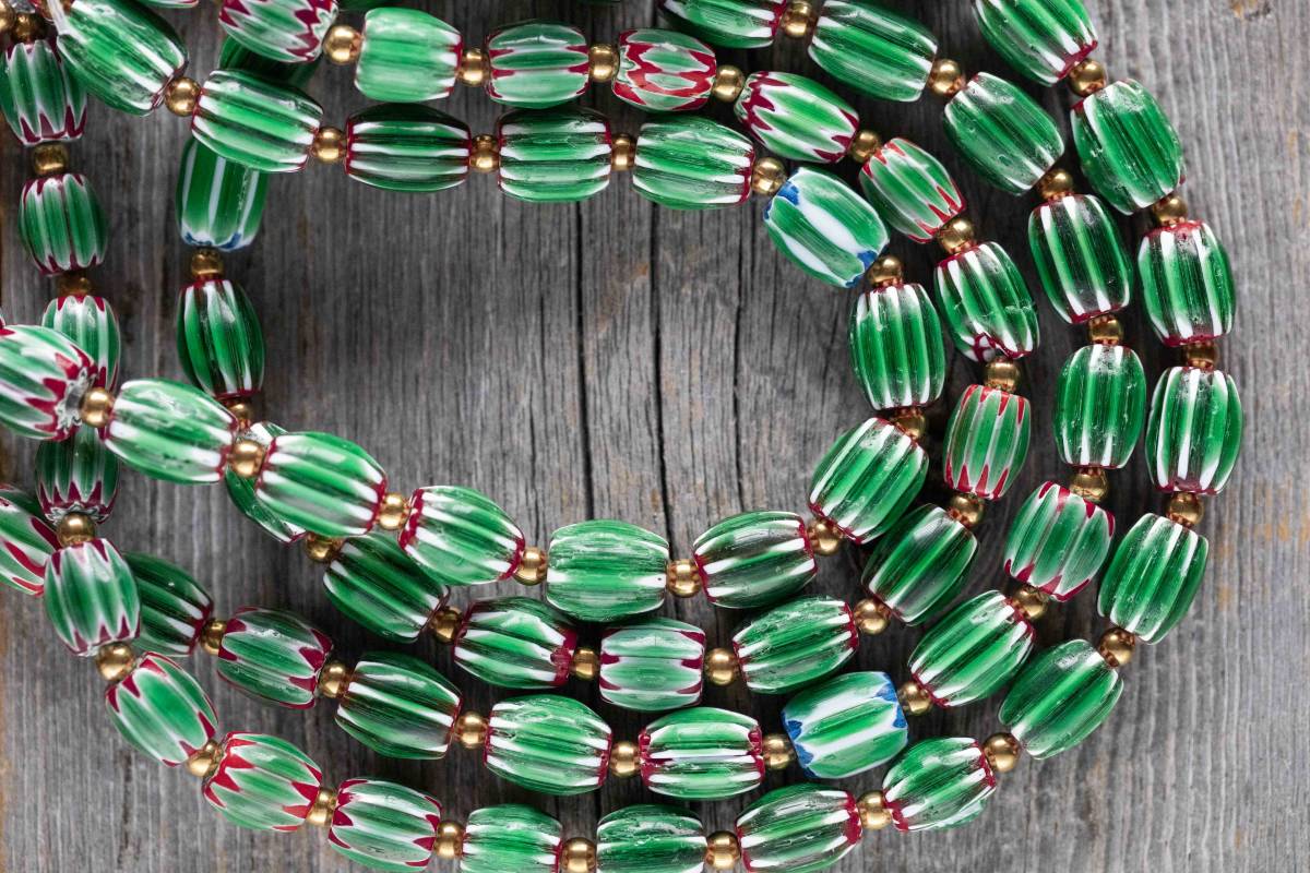 *Chevron Barrel type beadsG拍卖