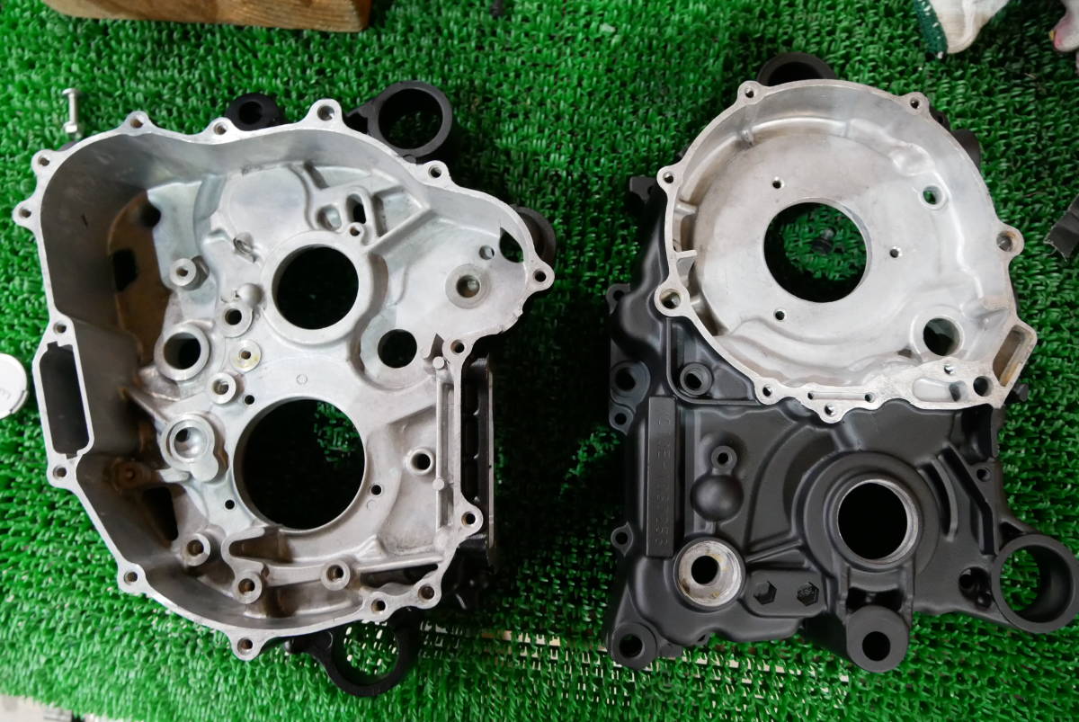 ホンダ GB250 クラブマン クランクケース 予備に 中古品 艶消し黒 HONDA MC10E 塗装済み パウダーコート拍卖
