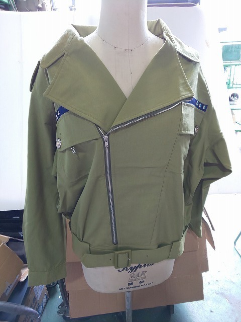 ◆新品未使用!ブルゾン Mサイズ【PK-8】カラシ色 メンズ 制服男性用 警備 仮装コスプレにも【I0829A9】拍卖