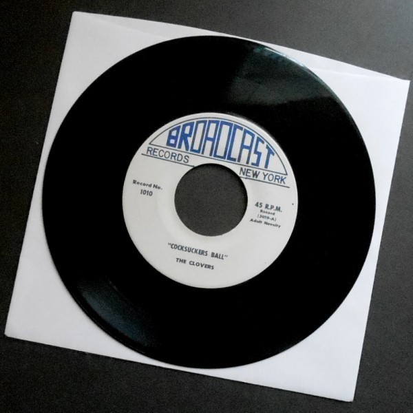 THE CLOVERS Cocksuckers Ball アメリカ盤シングル Broadcast拍卖