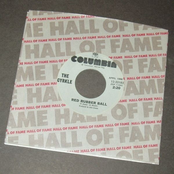 THE CYRKLE Red Rubber Ball アメリカ盤シングル再発 Columbia Hall of Fame拍卖