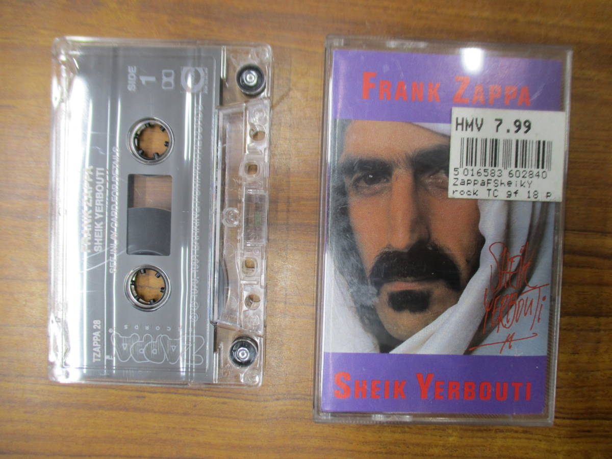 S-3619【カセットテープ】輸入版 / FRANK ZAPPA SHEIK YERBOUTI フランク・ザッパ シーク・ヤブーティ TZAPPA 28 / cassette tape拍卖