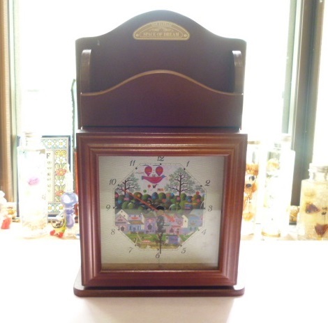 Й 掛時計 キーBOX 掛け時計 レターケース Й キーボックス 小物入れ 鍵 置時計 置き時計 時計 ケース 壁掛け 壁飾り拍卖