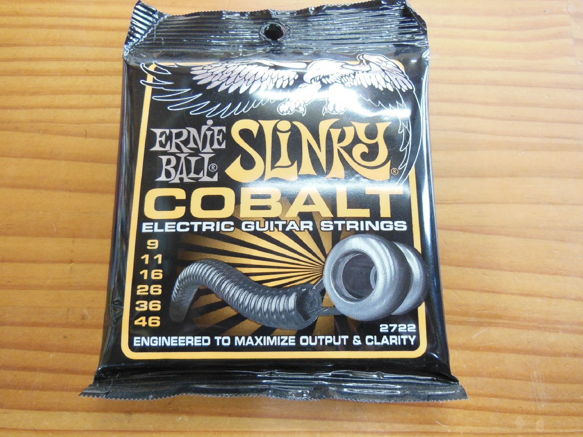 ☆ERNIE BALL COBALT SLINKY ELECTRIC Guitar STRINGS 09-46 #2722☆拍卖