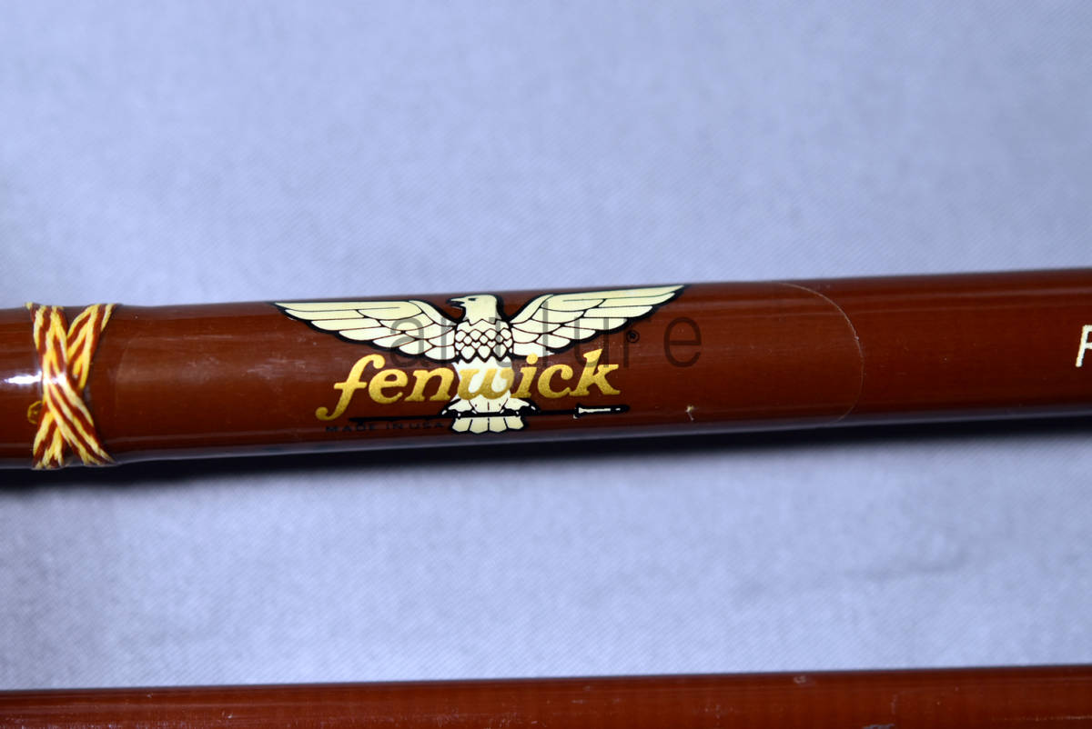 Vintage GLASS FIVER Fly rod *FENWICK FF856 8'6" 3 3/8oz (B0017-390)AFTM FLY LINE NO6 オリジナルケース付き拍卖