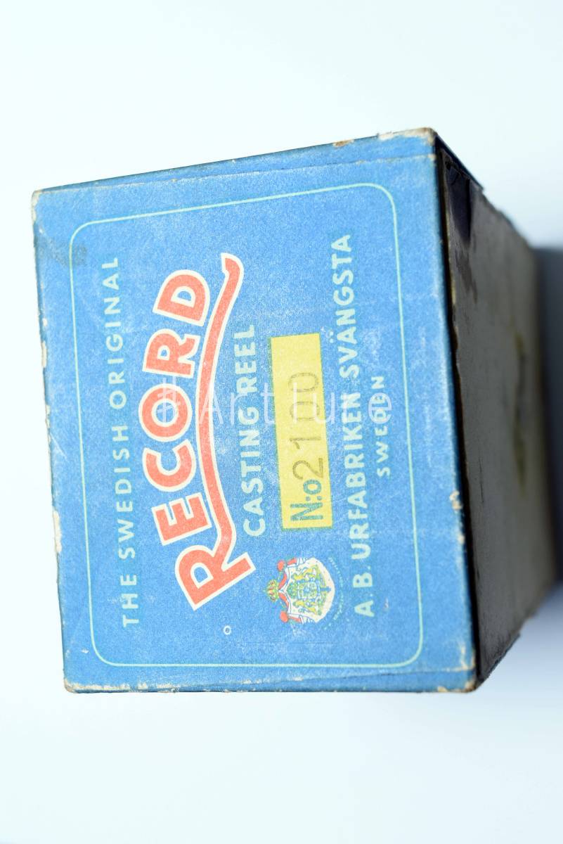 OLD ABU RECORD2100 ORIGINAL BOX SWEDEN SVANGSTA (Y542-464)アブ レコード 箱拍卖