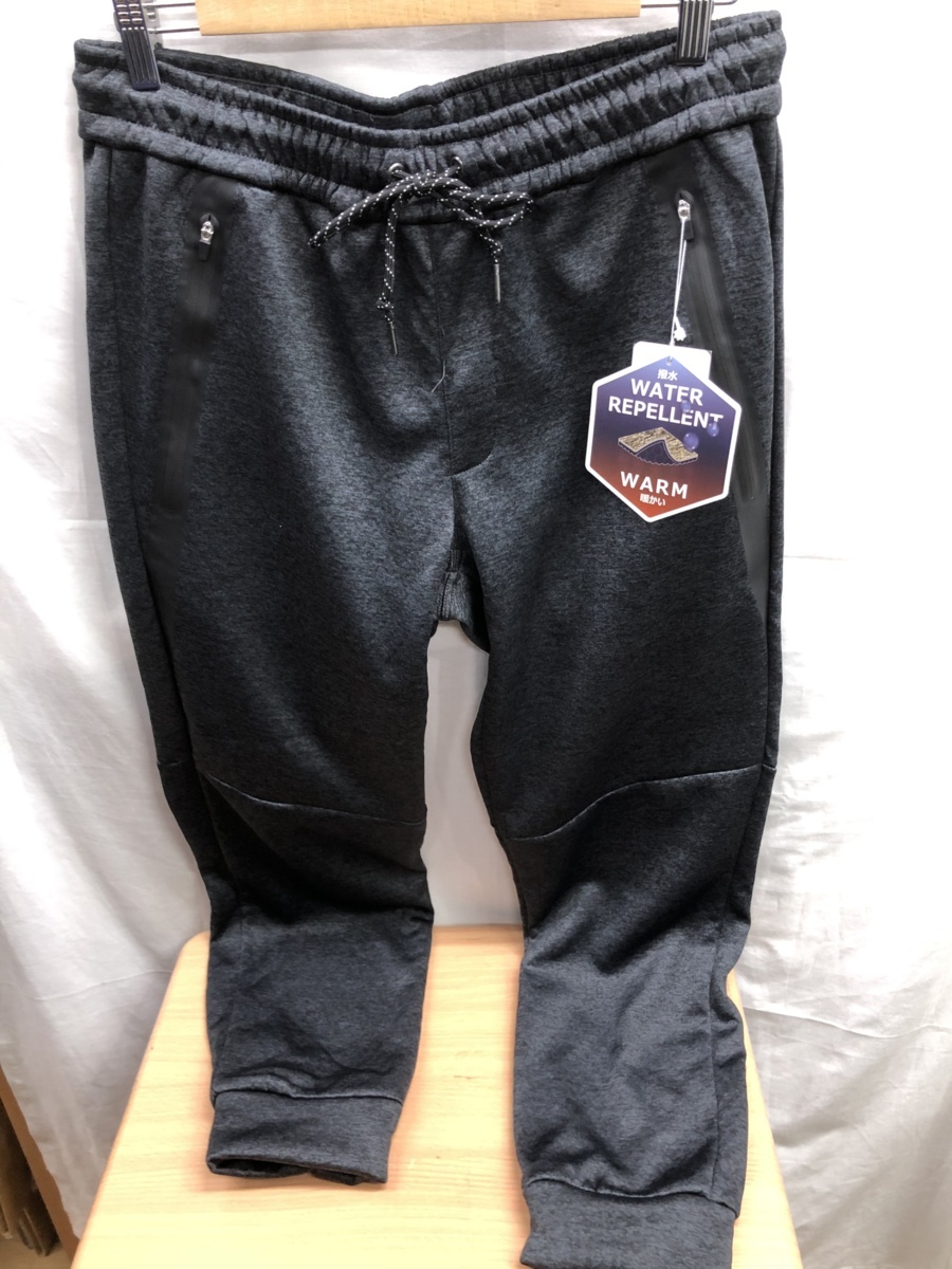★送料割引!ジョガーパンツ 撥水防寒 ストレッチ 裏地ハニカムフリース M W実寸約78~92㎝ 黒 CREATION CUBE★未使用格安!拍卖