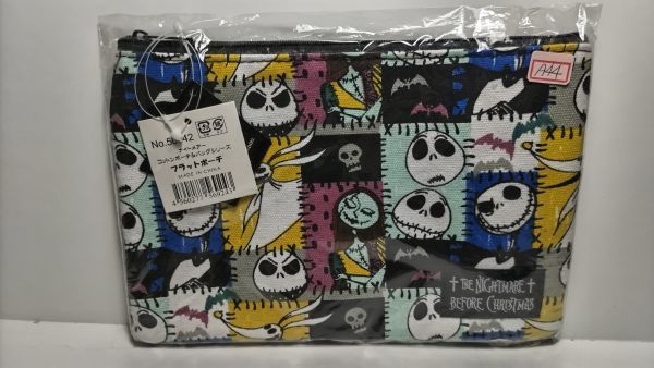 A44 新品・未使用 ナイトメア・ビフォア・クリスマス フラットポーチ拍卖