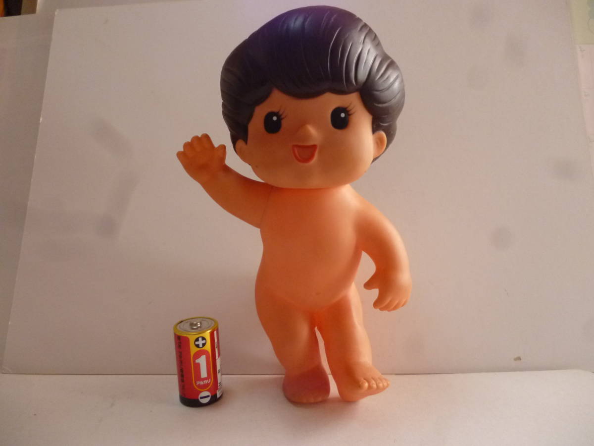 企業物 レトロ レア物 カウンター用ソフビ人形 ビンテージ 赤ちゃん 27cm ミルク?産婦人科?拍卖
