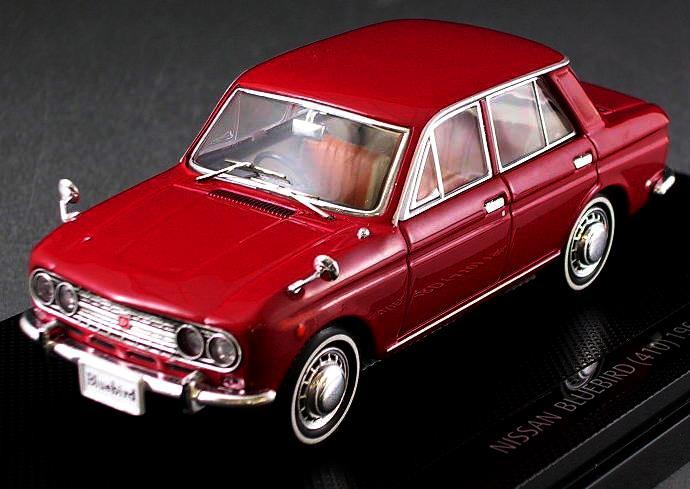 ■即決エブロ 1/43【日産 ブルーバード 410 1964 (レッド) 「Oldies」 43643拍卖