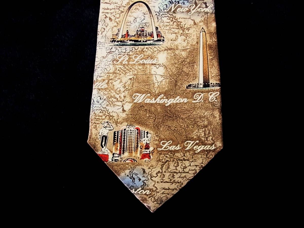 ☆♪★LA2997新品 【自由の女神】ネクタイ★拍卖