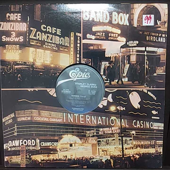 12inch US盤/STANLEY CLARKE/GEORGE DUKE HEROES拍卖