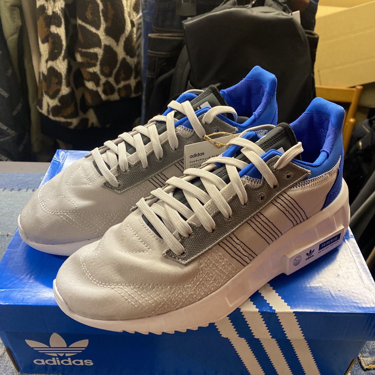 【新品】adidas originals GEODIVER PRIMEBLUE スニーカー 26.5cm拍卖