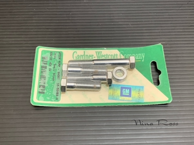 SBC ウォーターポンプ ボルトキット スモールブロック ボウタイ HEX インパラ ベルエア エンジン拍卖