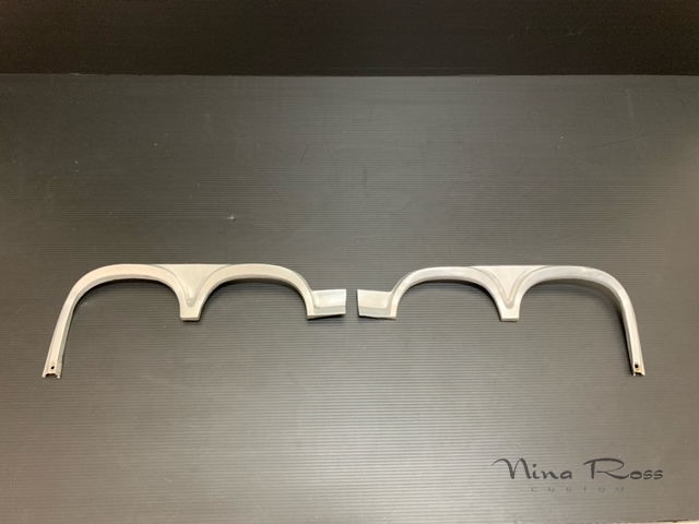 1965 65 シボレー インパラ ヘッドランプ アイブローモール ヘッドライトモール オリジナル 左右ペア拍卖