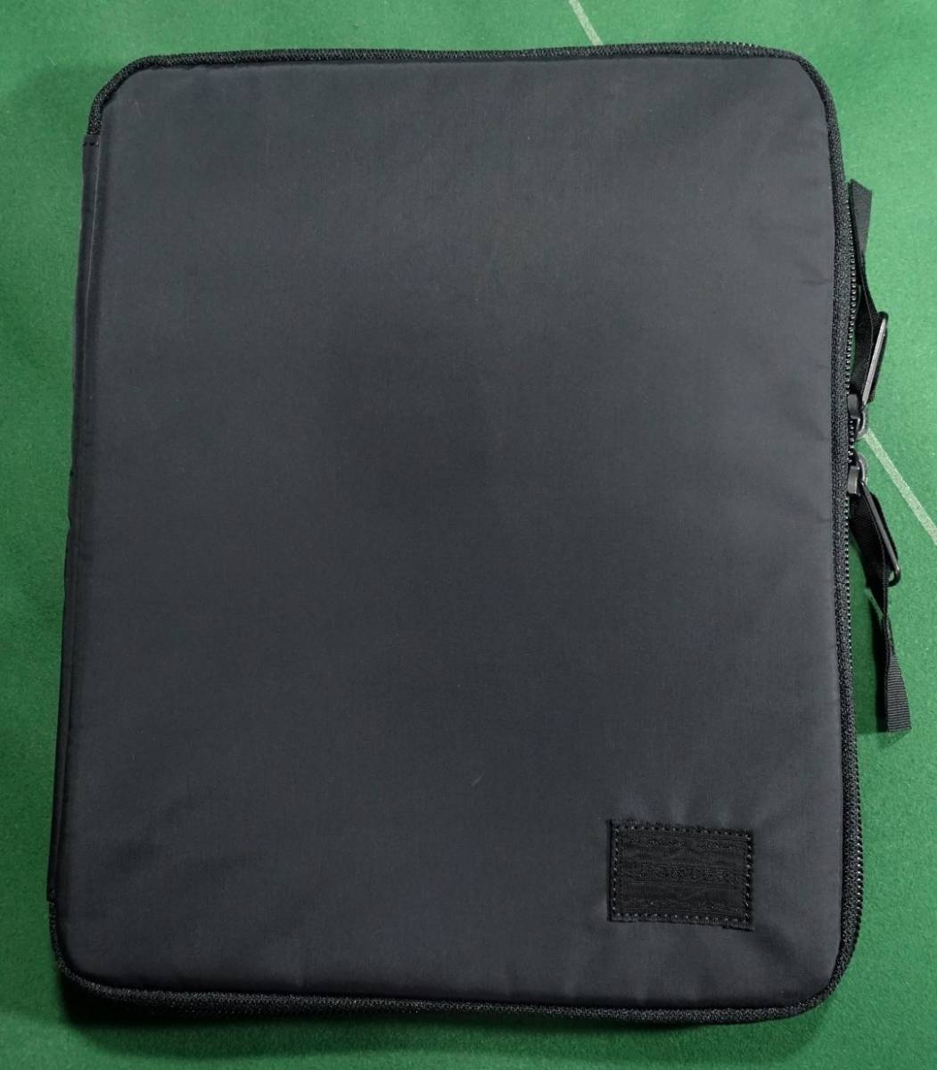 □ヘッドポーター ブラックビューティ ナイロンツイル素材 iPad タブレット ケース マットブラック 美品!!!□拍卖