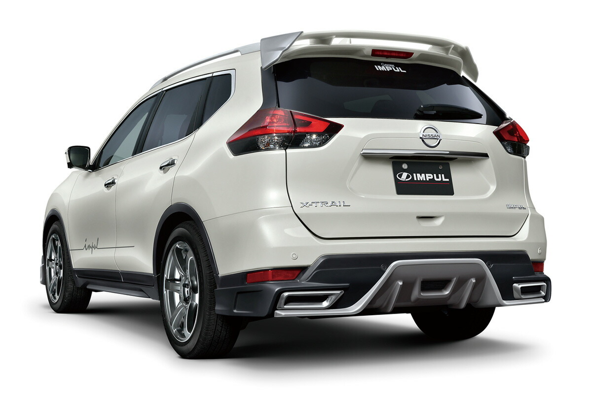 インパル エクストレイル T32 後期 リアハーフ FRP/メッキ部ABS 未塗装 IMPUL AERODYNAMICS SYSTEM エアロダイナミクスシステム拍卖