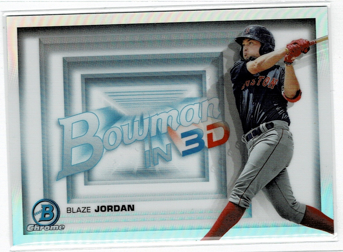 2022 Bowman Chrome Blaze Jordan Bowman in 3D拍卖