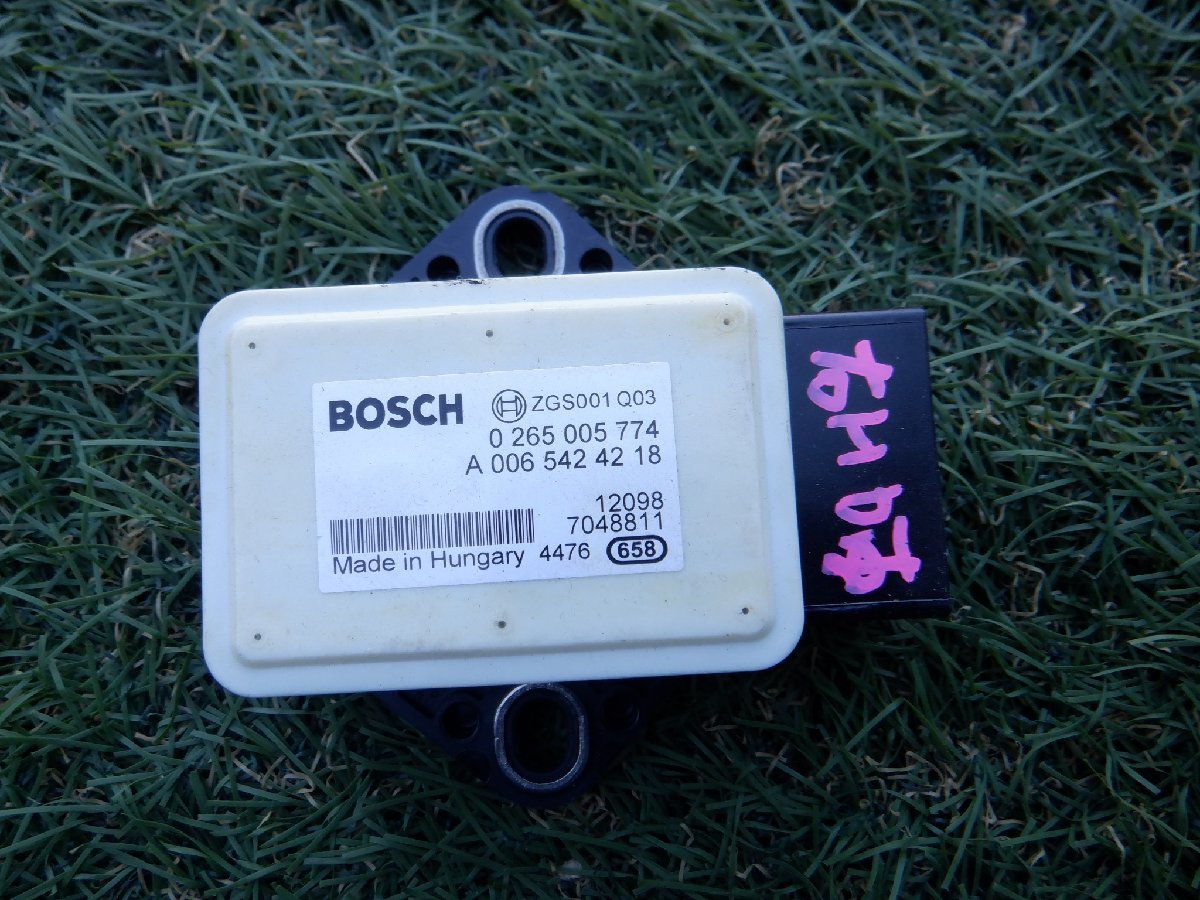 ベンツ純正 スマート フォーツー 451 CBA-451332 2012年 ヨウレイト ヨウレート ヨーレイト センサー コントロール モジュール 0265005774拍卖