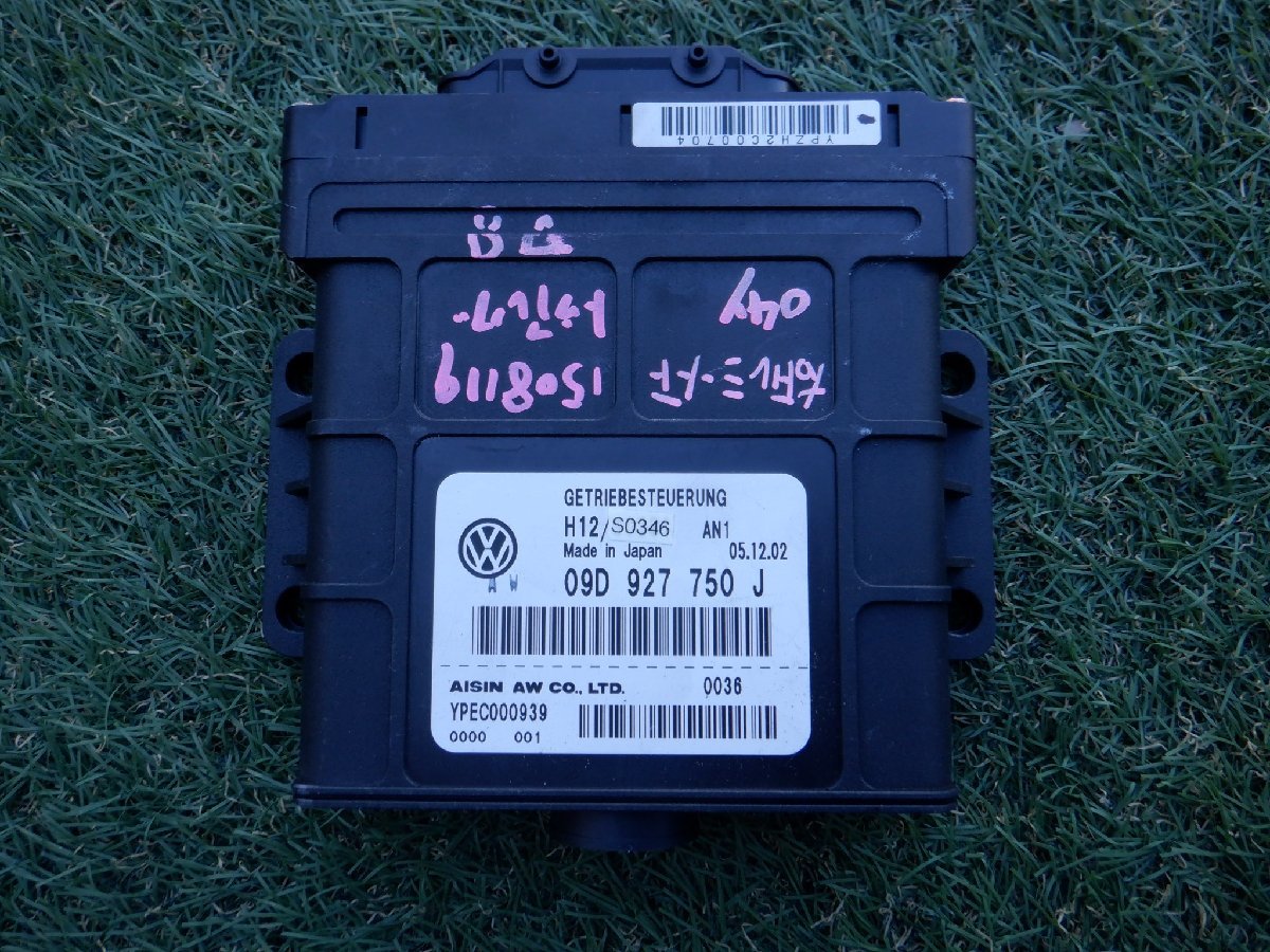 ワーゲン純正 VW GH-7LAXQA 7L トゥアレグ V8 2004年 ミッション コンピューター CPU 09D927750J m-22-11-149拍卖