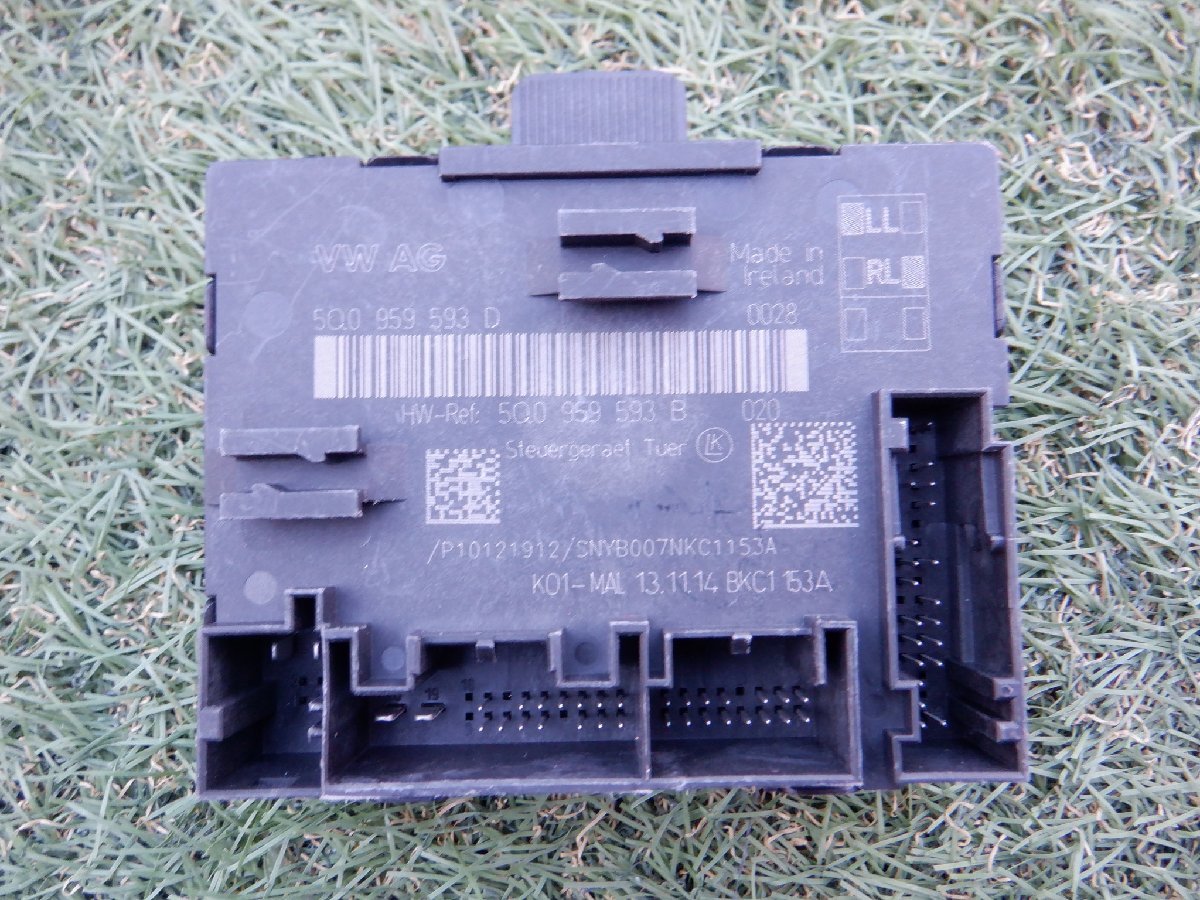 ワーゲン純正 VW DBA-AUCPT ゴルフ 7 1.4 2015年 コントロール モジュール ユニット 5Q0959593D m-22-11-236拍卖