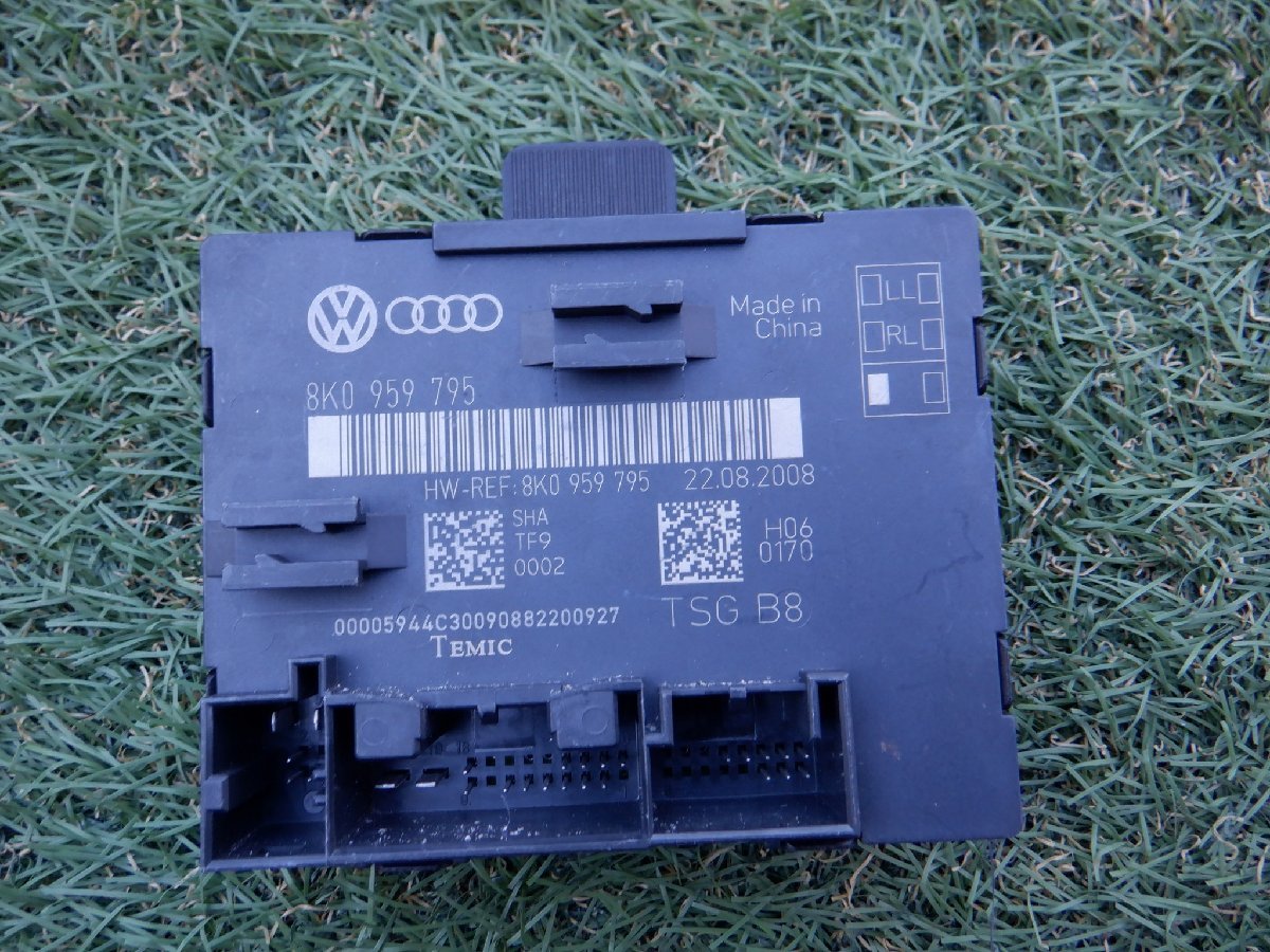 アウディ純正 ABA-8KCDH A4 1.8T 2009年 コントロール モジュール ユニット 8K0959795 m-22-11-239拍卖